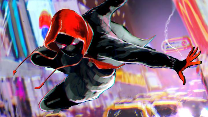 Miles Morales New York 4k superheroes wallpapers, spiderman wallpapers 
