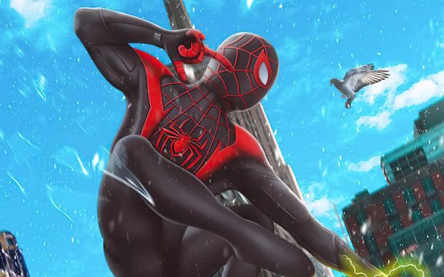 Miles Morales Spiderman Wallpaper 4K For Mobile - pic-stache