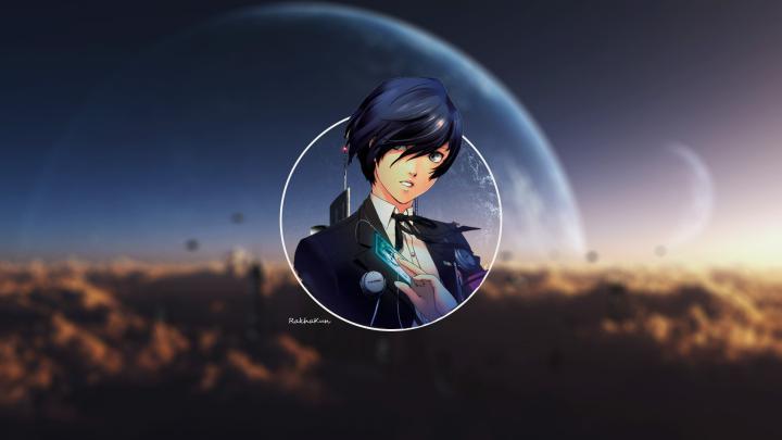 1920x1080 px anime Blue Hair city Persona 3 Yuuki Makoto \u2013 Anime 