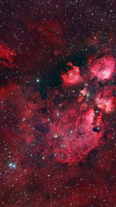 Red Galaxy 4k Wallpaper - Wallpaper