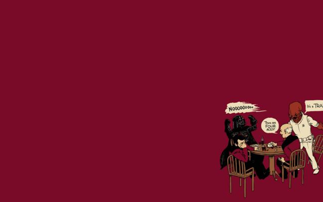 Free download Wallpapers Gratis Star Trek Vs Star Wars Poker Wallpaper 