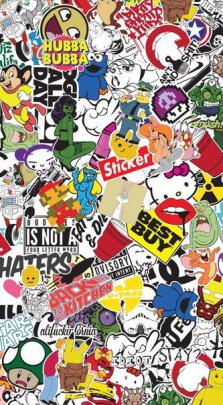 Hypebeast Sticker 1080p Sticker Bomb Wallpaper Hd - KIDS