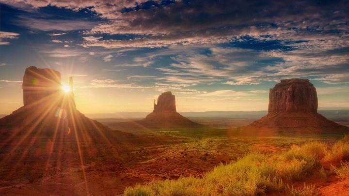 Monument Valley Sunrise Wallpaper Wide Or Hd - Full Hd Monument Valley 