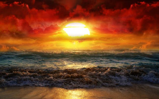 Free download Abstract Golden Sunrise Wallpaper Desktop Wallpapers HD 