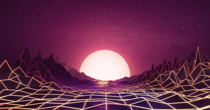 80\u0026#39;S Synthwave Wallpaper 1920X1080 - Download retrowave digital art 