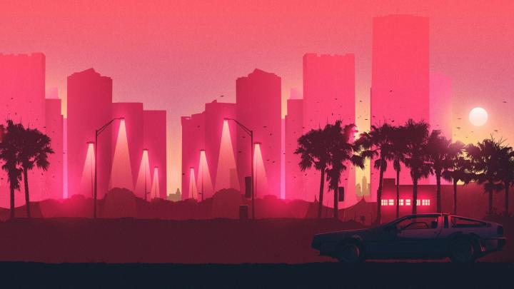 Synthwave wallpaper \u00b7\u2460 Download free High Resolution wallpapers for 