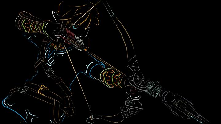 Wallpaper : 1920x1080 px, Link, neon, The Legend of Zelda, The Legend 