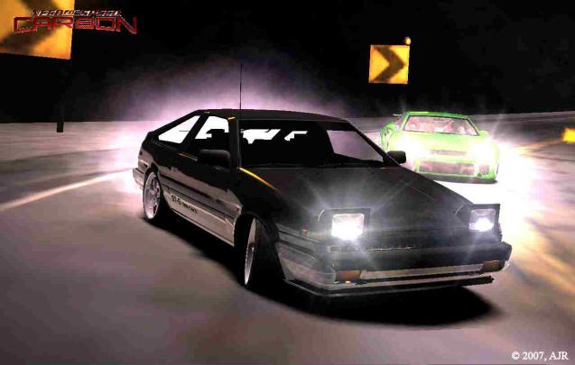 AE86 Drift Wallpaper -