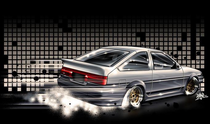 AE86 Drift Wallpaper -