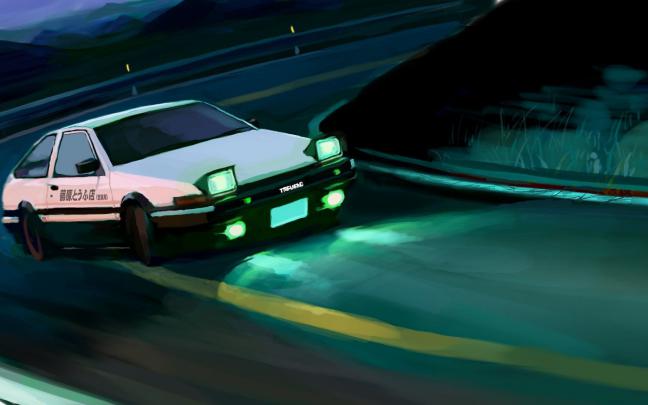 Free download Anime Initial D Final Stage Toyota AE86 Toyota Trueno 