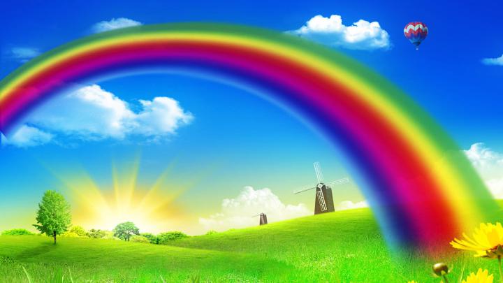 Cartoon Rainbow Wallpapers - Top Free Cartoon Rainbow Backgrounds 