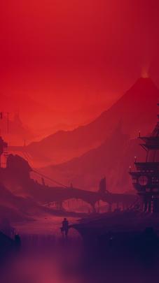 Dark Red Anime Wallpapers on WallpaperDog