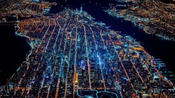 cityscape, street light, Manhattan, New York City, night | 1920x1080 