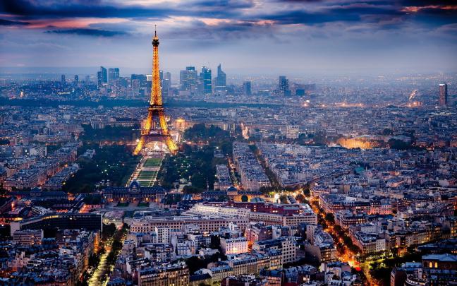 Wallpapers 1920x1080: Wallpaper Paris the city night\/Ciudad de Noche