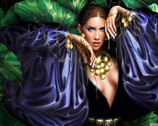 Free download fantasy woman art wallpaper wallpapersjpg [1920x1080] for 