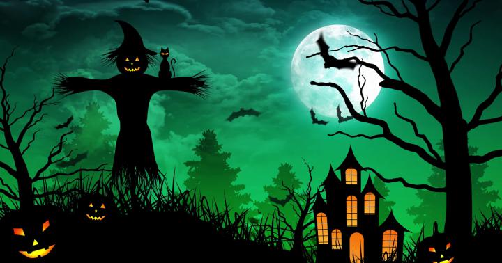 19 Wallpaper 4k Pc 1920x1080 Natureza Scarecrow Near Castle And Moon In 