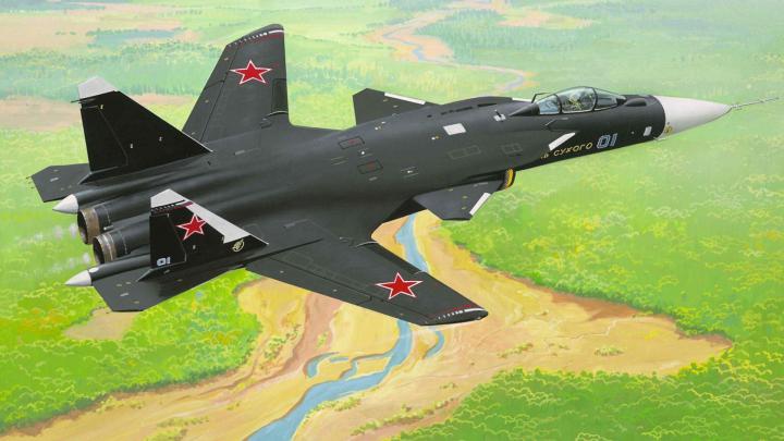 Russian Air Force Su 47 Berkut Fighter Jet Desktop Hd Wallpaper 