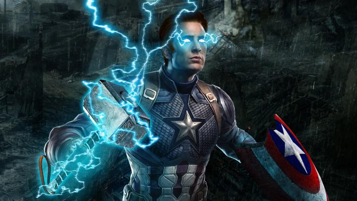 1920x1080 Captain America Mjolnir Avengers Endgame 4k Laptop Full HD 