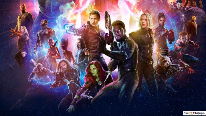 Avengers: Endgame - Heroes und Aliens HD Hintergrundbilder herunterladen