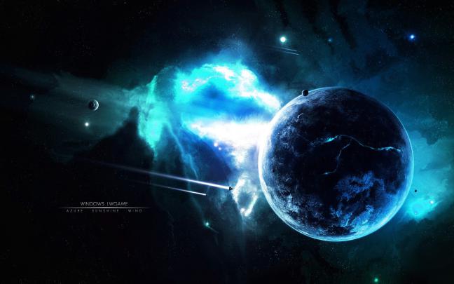 3D Outer Space Wallpaper -