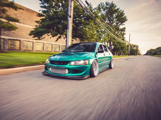 car, Mitsubishi Lancer Evolution VIII, Stance, Tuning, Lowered, Street 