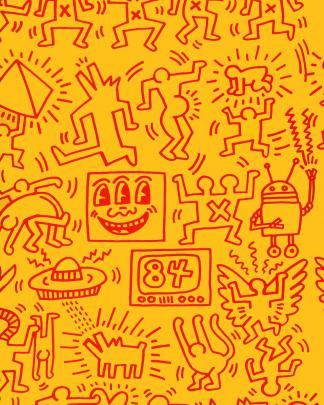 \u30c8\u30c3\u30d7 100 Keith Haring Wallpaper - \u30e9\u30b9\u30ab\u30eb\u30c8\u30fc\u30c8