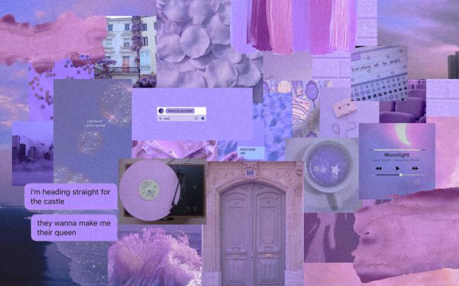 Purple Aesthetic Desktop Wallpapers