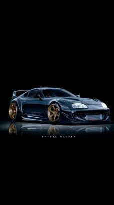 Toyota Supra Mk4 Interior \/ Toyota GT86 Rocket Bunny wallpaper 