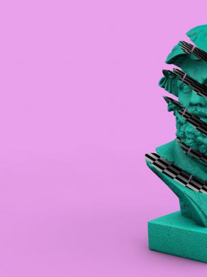 Free download Vaporwave Bust Wallpaper 1920x1080 VaporwaveAesthetics 