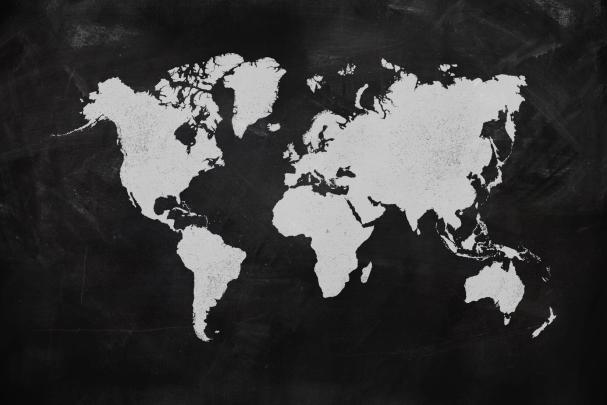 Black World Map Wallpapers - Top Free Black World Map Backgrounds 