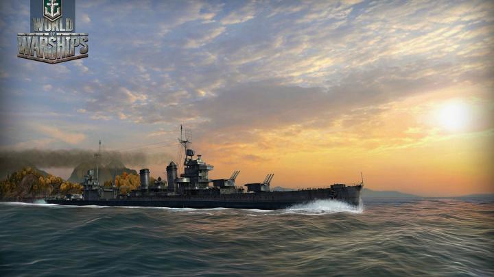 Free download Wallpaper World of Warships Game Scene [1920x1080] for 