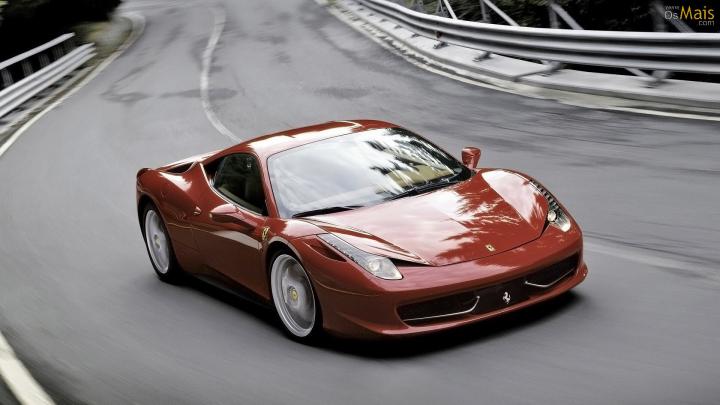 OsMais.com - Papel de Parede Ferrari 458 - papel de parede,wallpaper 