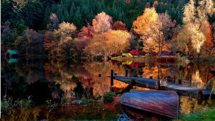 Lake Fall Nature Wallpapers - 4k, HD Lake Fall Nature Backgrounds on 