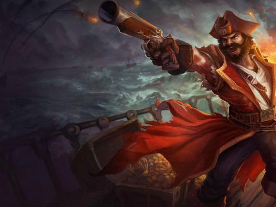 League of Legends playable characters Captain Gangplank Champion 