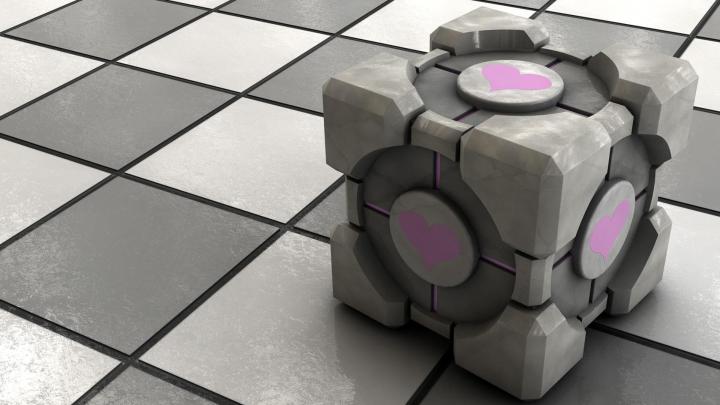 Geek - Wallpaper (1920x1080) | Companion cube, Artistic wallpaper, Full 