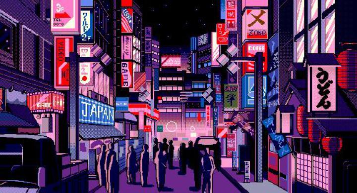 pixel-art - Album on Imgur | Aesthetic desktop wallpaper, Desktop 