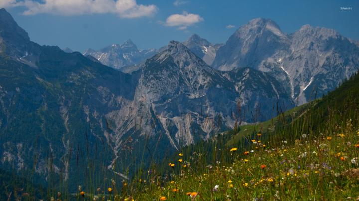 karwendel germany tirol alps summer nature 1920x1080 wallpaper747881 