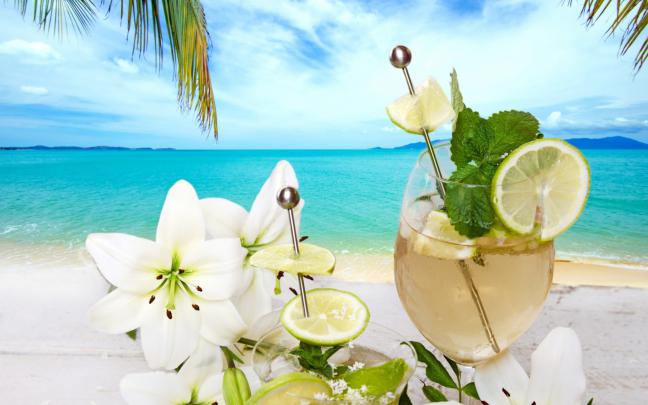 Cocktail With Lemon Wallpapers High Quality | Download Free