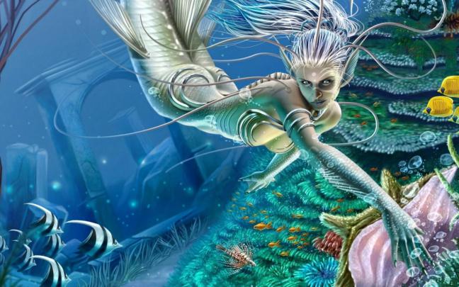 Mermaid Desktop Backgrounds - Wallpaper, High Definition, High Quality 
