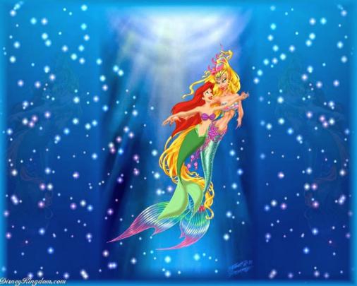 All new wallpaper : Mermaid moon fantasy widescreen hd wallpaper