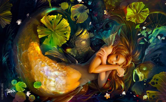 mermaid, Girl, Fantasy Wallpapers HD \/ Desktop and Mobile Backgrounds