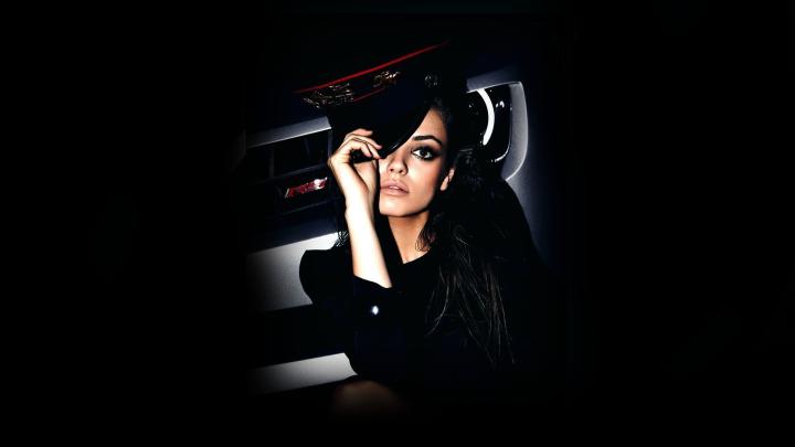 brunettes women mila kunis black background 1920x1080 wallpaper High 