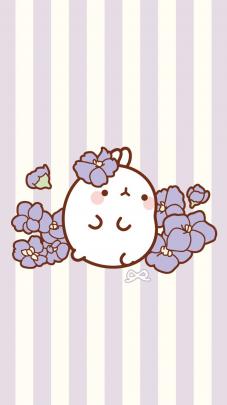 Wallpaper Molang Aesthetic : Kawaii Korean Desktop Wallpaper Novocom 