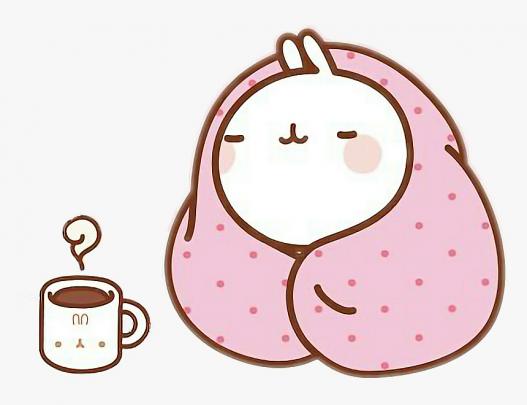 #molang #tea #cute - Molang Backgrounds For Desktop, HD Png Download 