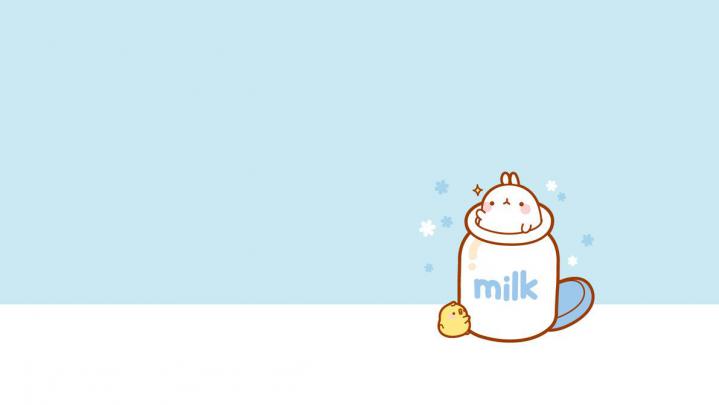MOLANG | Cute desktop wallpaper, Molang wallpaper, Kawaii desktop wallpaper