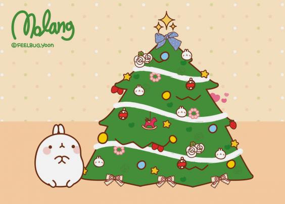 Wallpapers Navide\u00f1os Molang - Ley-WorldKawaii