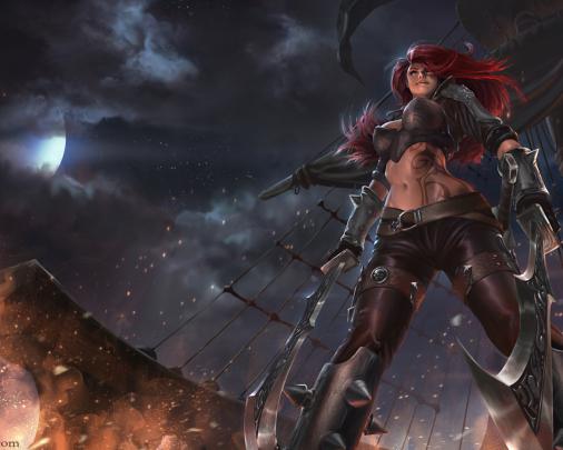 Free download katarina league of legends girl hd wallpaper lol champion 
