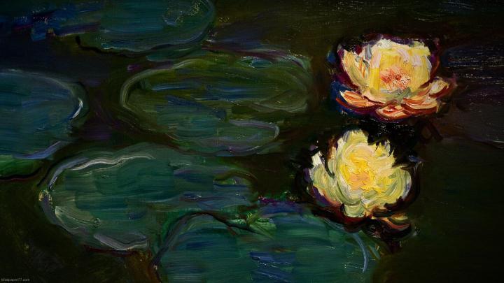Monet Water Lilies Wallpaper -