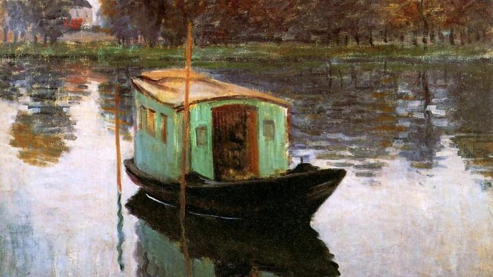 Free download French lakes traditional art claude monet impressionism 
