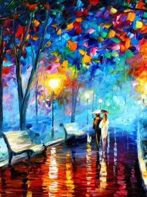 Free download HD Alley Painting Wallpaper [1920x1080] for your Desktop 